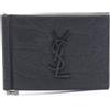 SAINT LAURENT PARIS Monogram Portafoglio Bi-fold 485630C9H0U1000 Pelle Nero N...