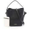 JIL SANDER Borsa a tracolla JIL SANDER KNOT HOBO MINI J07ZI0001P pelle nera NUOVA donna