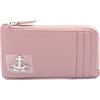 Vivienne Westwood Portamonete Vivienne Westwood Orb Q 5402000HWS000DG402 pelle rosa NUOVO donna