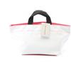 Herve Chapelier Borsa a mano in nylon a forma di barca S 901N 01 56 rosa bian...