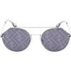 FENDI Occhiali da sole modello FENDI FF occhiale 40060U16X X metallo argento NUOVI ...