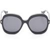 Gucci Occhiali da Sole Eyewear GG1240S001 Plasti Placcato Oro Nero Bianco NUO...