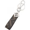 FENDI Portachiavi FENDI FF Square Zucca 7AP100AFCBF19KW tela marrone NUOVO unisex
