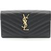 SAINT LAURENT PARIS Monogram Bifold borsa portafoglio lungo 372264BOW011000 p...
