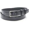 CELINE Cintura CELINE BC-17 25MM 45BMH3A0138SI95 pelle nera NUOVA uomo #95