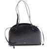 JIL SANDER Borsa a tracolla JIL SANDER Curve Tote J07ZH0054P7100001 pelle nera NUOVA donna