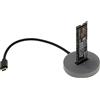 KALEA-INFORMATIQUE Dock USB per SSD M2 di tipo NVMe o SATA. 10GB Tipo USB3.2 Gen2 con connettore C.