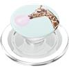 PopSockets - Impugnatura per telefono divertente, motivo: giraffa Bubblegum PopSockets PopGrip per MagSafe
