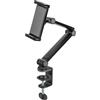myWall Supporto per tablet e smartphone HT33L, supporto da tavolo completamente mobile per tablet e smartphone tra 4,7 - 12,9 pollici, giunto sferico integrato per ruotare, inclinare e ruotare, carico