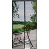 Risareyi Zanzariera Magnetica per Porte 70x215cm, Nero Rete Fine