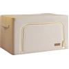 JOYBOS Scatola portaoggetti pieghevole 100l con chiusura in cotone