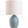 Pauleen Paulmann 48350 Lampada da tavolo E14 max. 20W, Grigio Blu, Bianco, Graublau