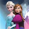 Disney Frozen 30 x 30 centimetri Elsa e Anna Canvas