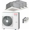 Toshiba Condizionatore Toshiba Cassetta compatta U2 a 4 vie trial split 9000+9000+12000 BTU inverter A+++ unità esterna 7 kW RAS-3M26G3AVG-E/RAS-M10U2MUVG-E_