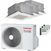 Toshiba Condizionatore Toshiba Cassetta compatta U2 a 4 vie trial split 9000+9000+9000 BTU inverter A+++ unità esterna 5.2 kW RAS-3M18G3AVG-E/RAS-M10U2MUVG-E