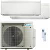 Daikin Condizionatore Daikin Stylish Bianco dual split 9000+12000 BTU inverter A+++ wifi unità esterna 5 kW 2MXM50A/FTXA25CW_1/FTXA35CW_1