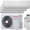 Toshiba Condizionatore Toshiba Shorai R32 trial split 5000+5000+5000 BTU inverter A++ unità esterna 5,2 kW RAS-3M18G3AVG-E-RAS-M05PKVSG-E-3