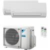 Daikin Condizionatore Daikin Sensira Multi dual split 7000+9000 BTU inverter A++ wifi unità esterna 5 kW 2MXF50A/CTXF20F_1/CTXF25F_1