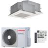 Toshiba Condizionatore Toshiba Cassetta compatta U2 a 4 vie dual split 12000+12000 BTU inverter A++ unità esterna 5,2 kW RAS-2M18G3AVG-E-RAS-M13U2MUVG-E-2