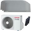 Toshiba Condizionatore Toshiba Haori trial split 7000+7000+12000 BTU inverter A+++ wifi unità esterna 5.2 kW RAS-3M18G3AVG-E/RAS-M07N4KVRG-E_2/RAS-B13N4KVRG-E