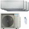 Daikin Condizionatore Daikin Stylish Silver trial split 7000+7000+9000 BTU inverter A+++ wifi unità esterna 4 kW 3MXM40A/FTXA20CS_2/FTXA25CS_1