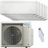 Daikin Condizionatore Daikin Stylish Bianco penta split 9000+9000+9000+12000+15000 BTU inverter A++ wifi unità esterna 7.8 kW 5MXM90A/FTXA25CW_3/FTXA35CW_1/F
