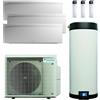 Daikin Multi+ sistema di condizionamento trial split e acqua calda sanitaria - Unità interne Emura 3 bianco 9000+9000+12000 BTU - Serbatoio 120 l 4MWX