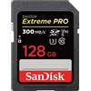 SanDisk SDXC Extreme Pro 128GB 300MB/s V90 UHS II - ITALIA