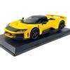 Burago FERRARI F80 2024 YELLOW 1:18 Burago Auto Stradali -I- Modellino Nuovo