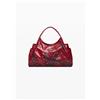 Desigual, Borsa media snake, Donna, Poliuretano, Rosso, U