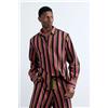 Desigual, camicia a righe bicolore, Uomo, Rosso, L