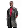 Desigual, Cappotto patch sartoriale lana, Nero, L
