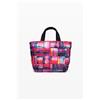 Desigual, Borsa in nylon Arty con manici multiposizione, Poliestere, U