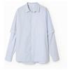 Desigual, Camicia a maniche lunghe decostruita, Cotone, Blu, XL
