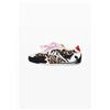 Desigual, Sneakers patchwork con stampa animalier, Donna, Cow Leather, Nero, 36