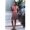 Desigual, abito corto in maglia cangiante, Donna, Rosso, L