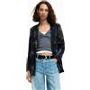 Desigual, giacca blazer collage, Donna, Cotone, Nero, S
