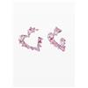 Desigual, orecchini cuore rosa zalio, U