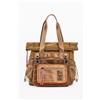 Desigual, zaino grande in nylon, Poliestere, Rosso, U