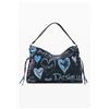 Desigual, Borsa grande graffiti, Donna, Cotone, U