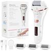 Aottom Pedicure Elettrico - Aottom Professionale Piedi Roll Elettrico Piedi Attrezzi Calli Talloni Screpolati Lima Elettrica per Piedi Togli e Duroni Ricaricabili con 3 Rulli Ricambio