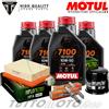 MOTUL - HIFLO - NGK Tagliando TRIUMPH Street Scrambler 900 2019 2020 Olio 7100 10W50 Filtri Candele