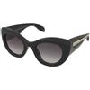Alexander McQueen AM0403S 001 | Occhiali da Sole Graduati o Non Graduati | Plastica | Cat Eye, Ovali / Ellittici | Nero | Adrialenti
