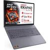 Lenovo, pc portatile Notebook, Ryzen 7 170,8 Core, Ram DDR5 16Gb, Display IPS 15,3 WUXGA FHD+, SSD Pci Nvme da 512Gb, Wi-Fi 6, Bt, USB Type-C, Tastiera QWERTY retroilluminata, Pronto all'Uso