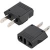 Taketronics Mini adattatore da viaggio EU/Germania/Italia su USA/Canada/Giappone/Cina tipo A/B 6A 250V 660W Max per dispositivi di piccola potenza