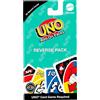 UNO Mattel Games UNO JCV56 - Pacchetto inverso aggiuntivo per bambini e adulti, per la notte dei giochi in famiglia, da utilizzare come gioco di viaggio o regalo coinvolgente per bambini, da 2 a 10