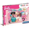 Clementoni - 27163 - Supercolor Puzzle - Barbie - 104 Pezzi - Puzzle Sagomato, Shaped, Puzzle Bambini 4 Anni - Made In Italy