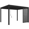 Ombréa Pannello a lamelle per pergola ombrÉa vs in alluminio antracite 1,3 mt