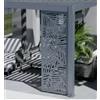 Ombréa Pannello laterale decorativo a foglie per pergola ombrÉa vs in alluminio antracite 1 mt