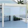 Ombréa Tenda laterale per pergola ombrÉa vs in textilene bianco lato 4 mt
